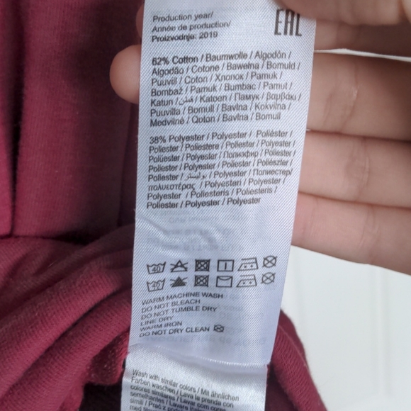 Burgundy Asos sweatshirt - Picture 6 of 6